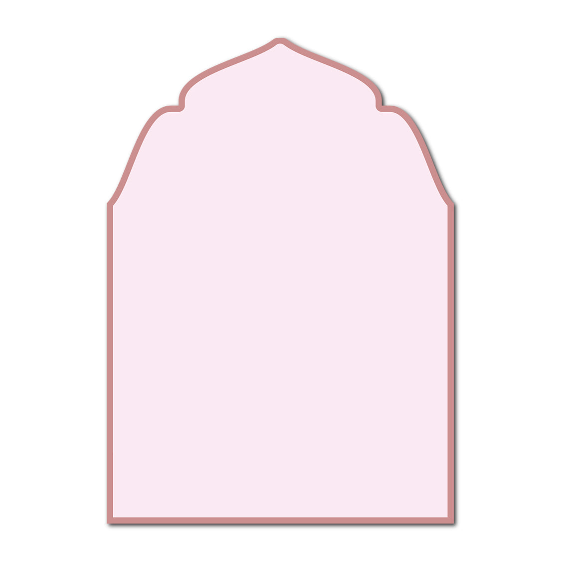 Classic Mounted 2-Layer Card | SVG Template - Regal Shape