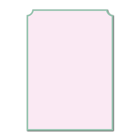 Classic Mounted 2-Layer Card | SVG Template - Simple Shape