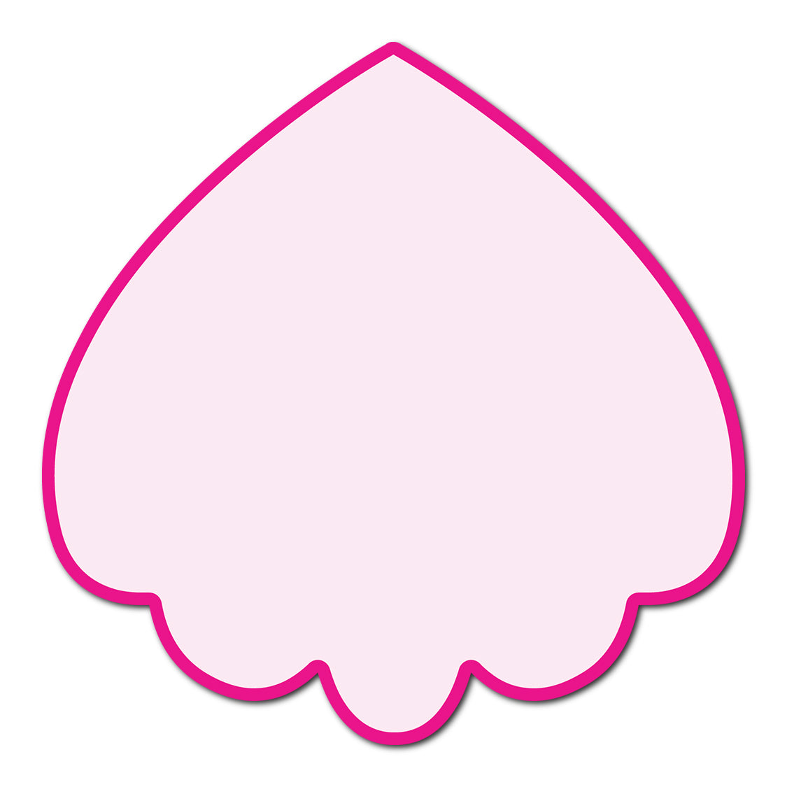 Classic Mounted 2-Layer Card | SVG Template - Shape S106