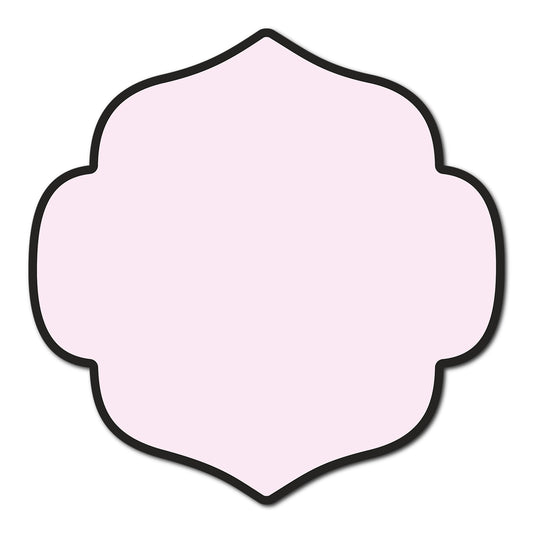 Classic Mounted 2-Layer Card | SVG Template - Shape S10