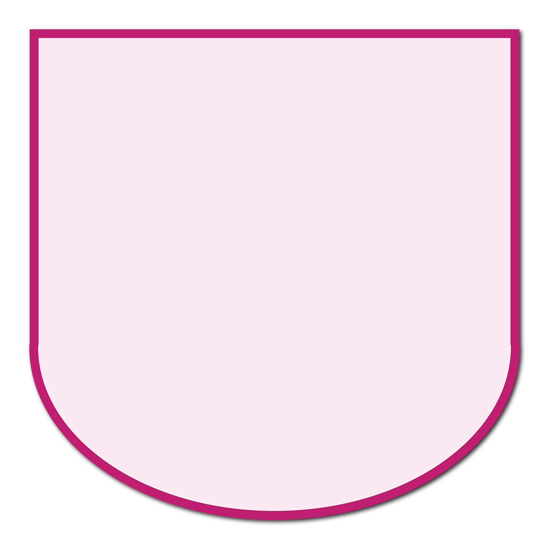 Classic Mounted 2-Layer Card | SVG Template - Shape S135