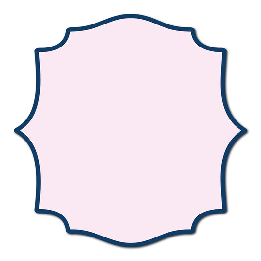 Classic Mounted 2-Layer Card | SVG Template - Shape S15