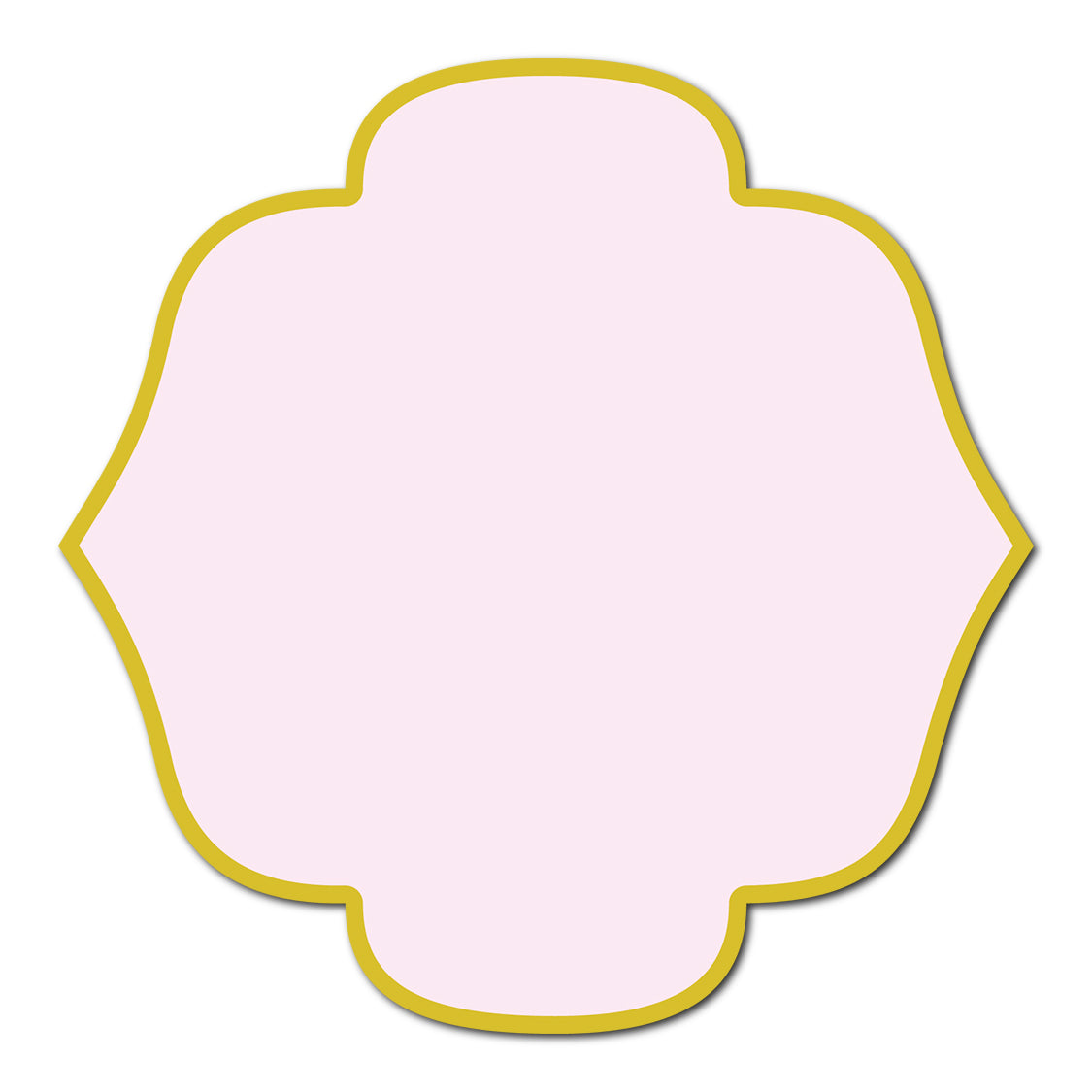 Classic Mounted 2-Layer Card | SVG Template - Shape S163
