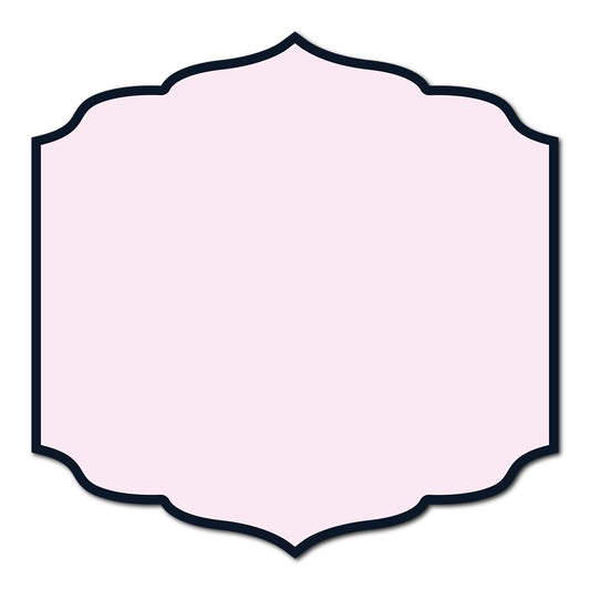 Classic Mounted 2-Layer Card | SVG Template - Shape S23