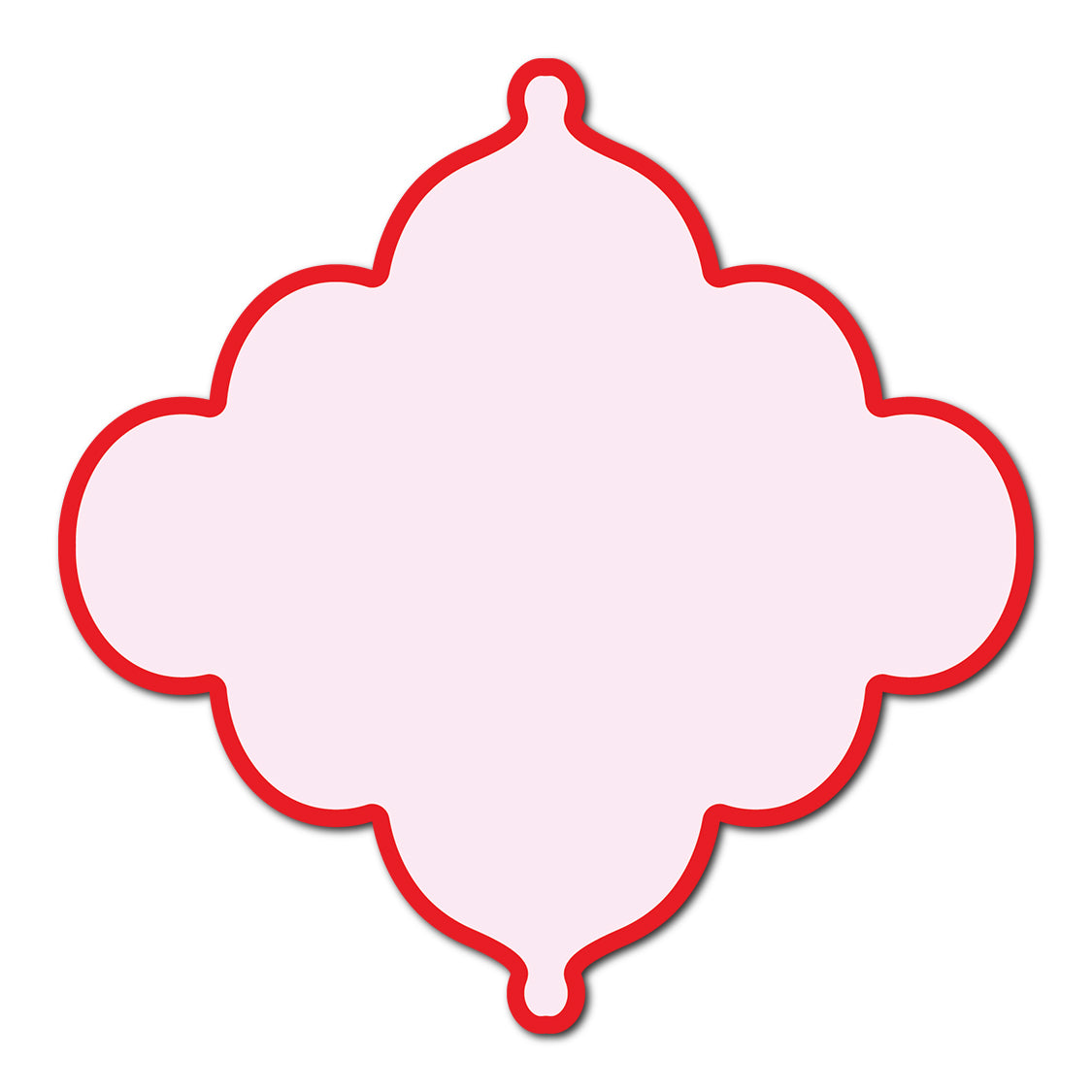 Classic Mounted 2-Layer Card | SVG Template - Shape S24