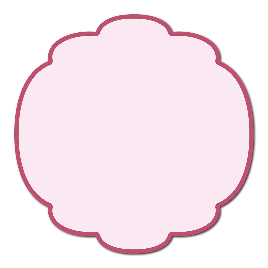Classic Mounted 2-Layer Card | SVG Template - Shape S26