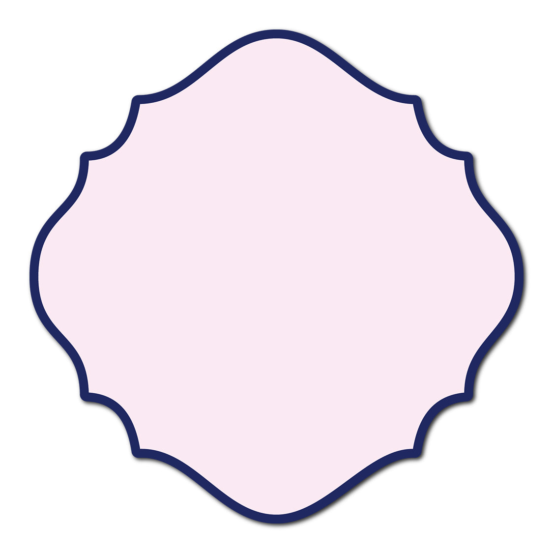 Classic Mounted 2-Layer Card | SVG Template - Shape S27