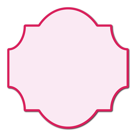 Classic Mounted 2-Layer Card | SVG Template - Shape S28