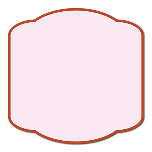 Classic Mounted 2-Layer Card | SVG Template - Shape S34