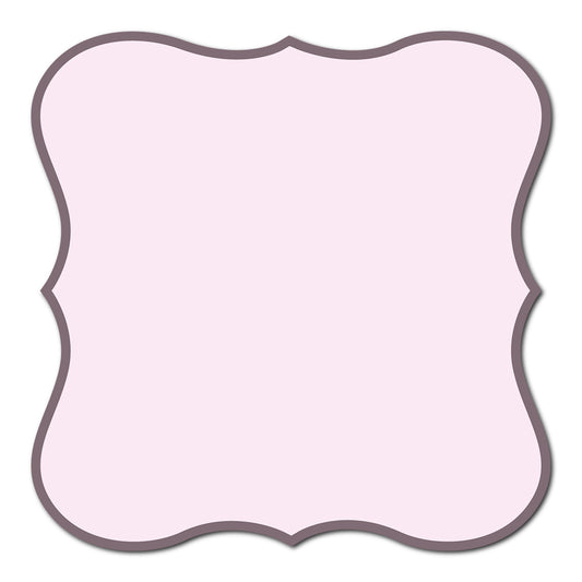 Classic Mounted 2-Layer Card | SVG Template - Shape S70