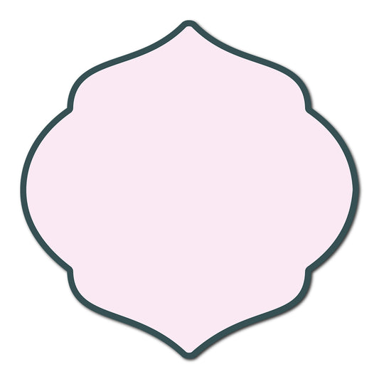 Classic Mounted 2-Layer Card | SVG Template - Shape S7