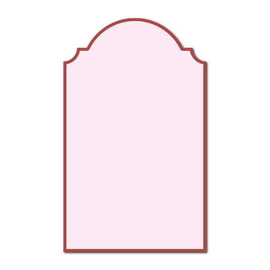 Classic Mounted 2-Layer Card | SVG Template - Traditional Shape