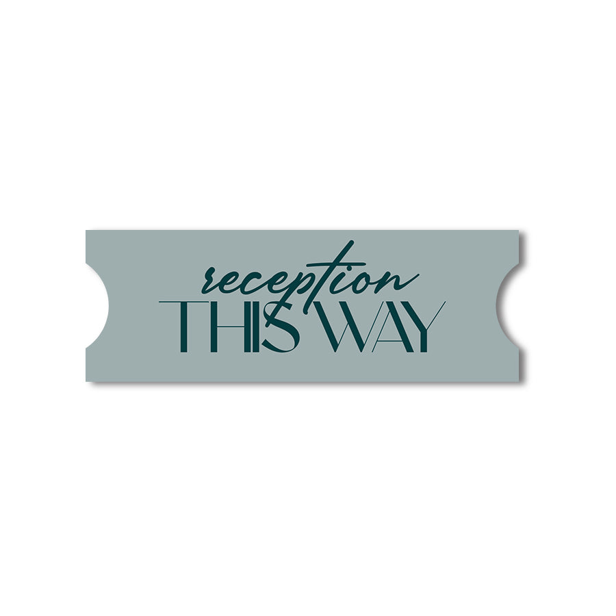Personalized Wedding Signs | Fully Custom Print | Signature Shape 22