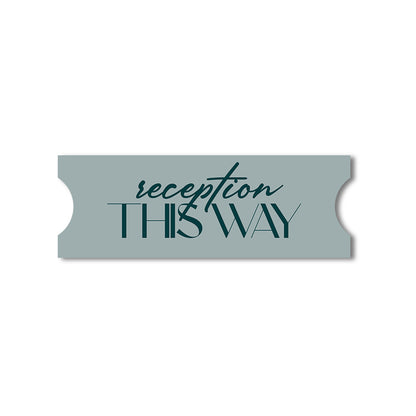 Personalized Wedding Signs | Fully Custom Print | Signature Shape 22