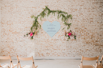 Signature Shape Custom Wedding Signage - Shape 95