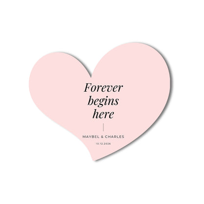 Signature Shape Custom Wedding Signage - Shape 100