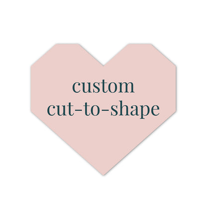 Custom Cut To Shape Foam Board Signs