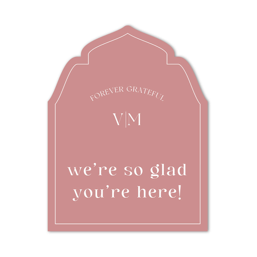 Personalized Wedding Signs | Fully Custom Print | Signature Regal Shape