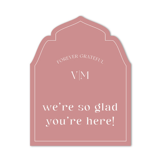 Personalized Wedding Signs | Fully Custom Print | Signature Regal Shape