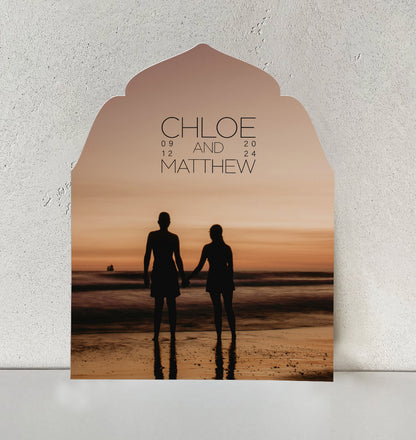 Personalized Wedding Signs | Fully Custom Print | Signature Regal Shape