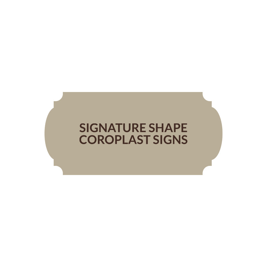 Signature Shape 20 - Coroplast