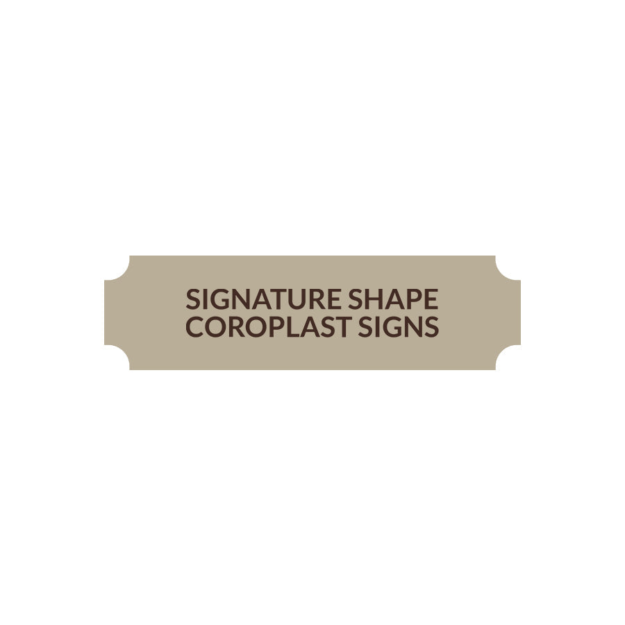 Signature Shape 21 - Coroplast
