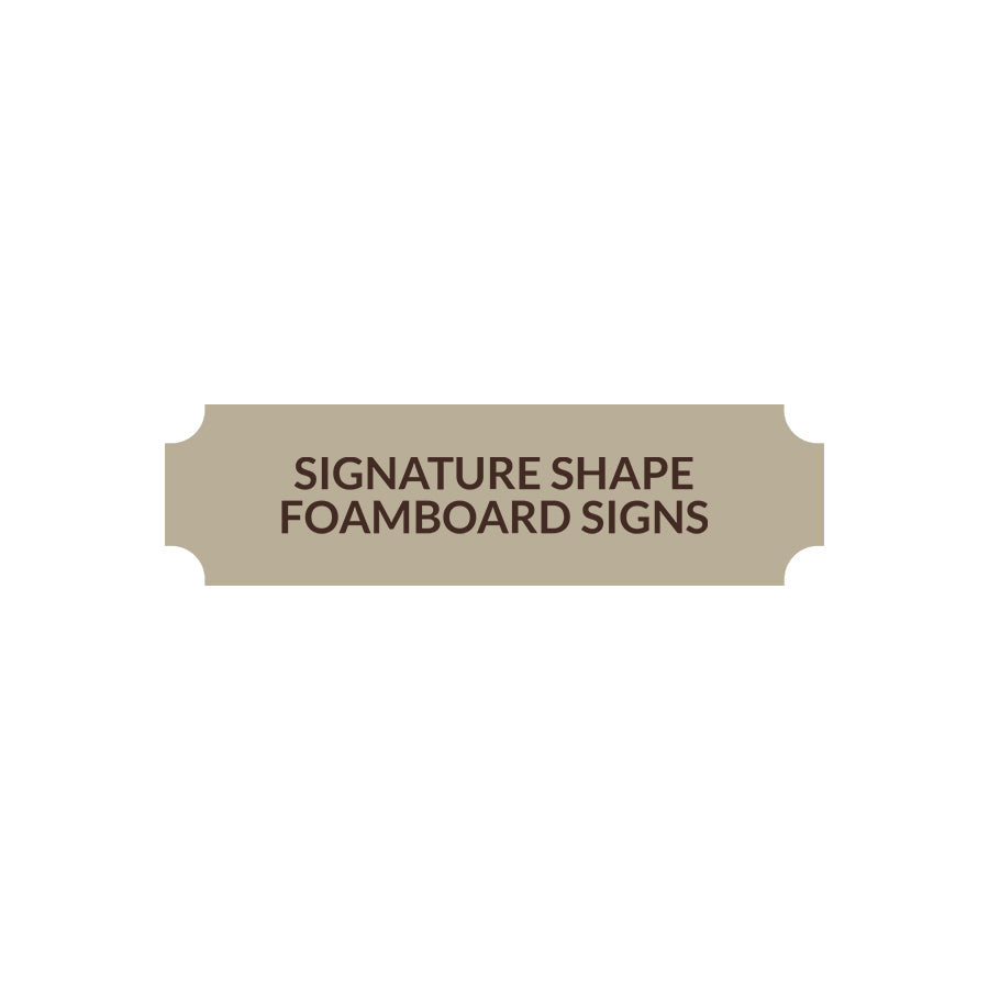 Signature Shape 21 - FoamBoard