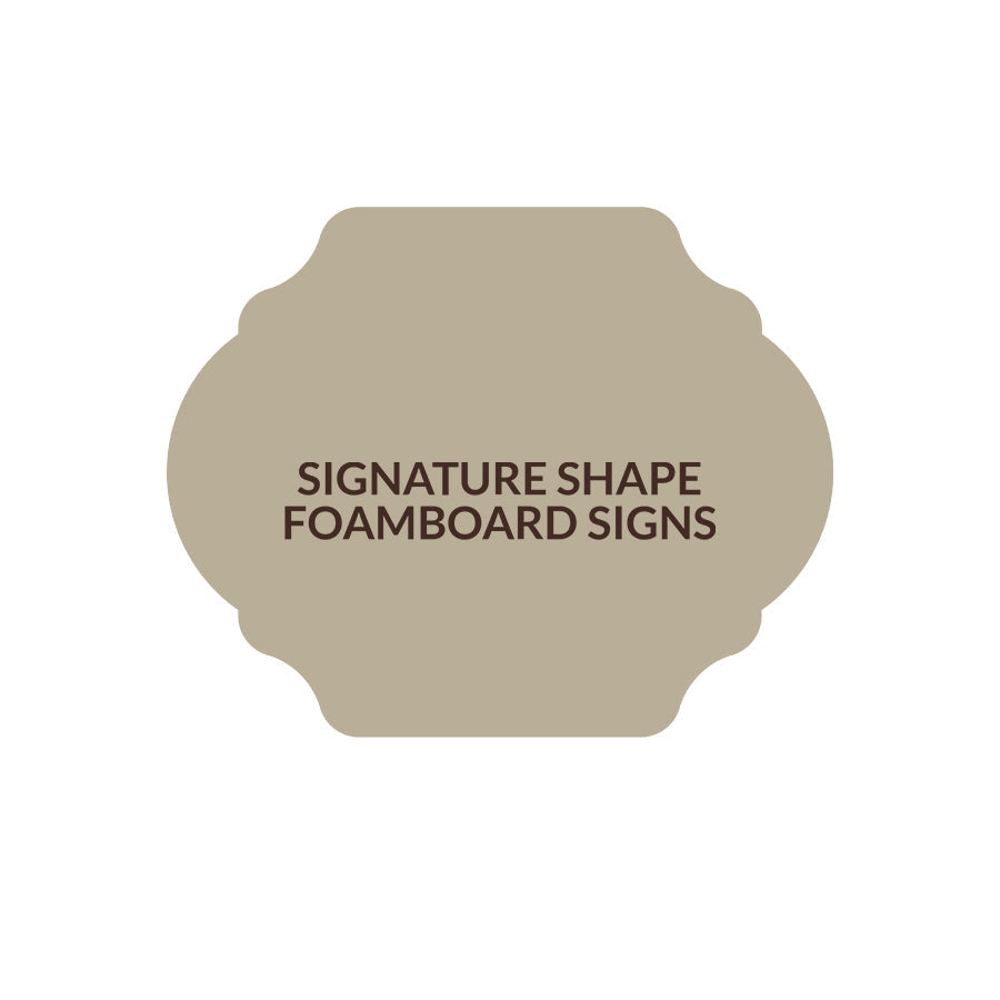 Signature Shape 35 - FoamBoard