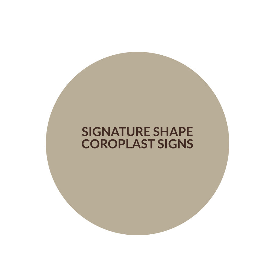 Signature Shape 46 - Coroplast