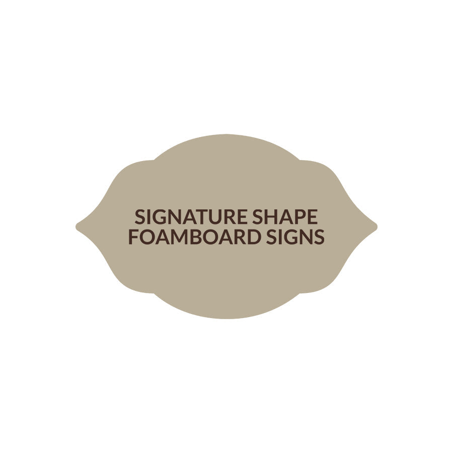 Signature Shape 7 - FoamBoard