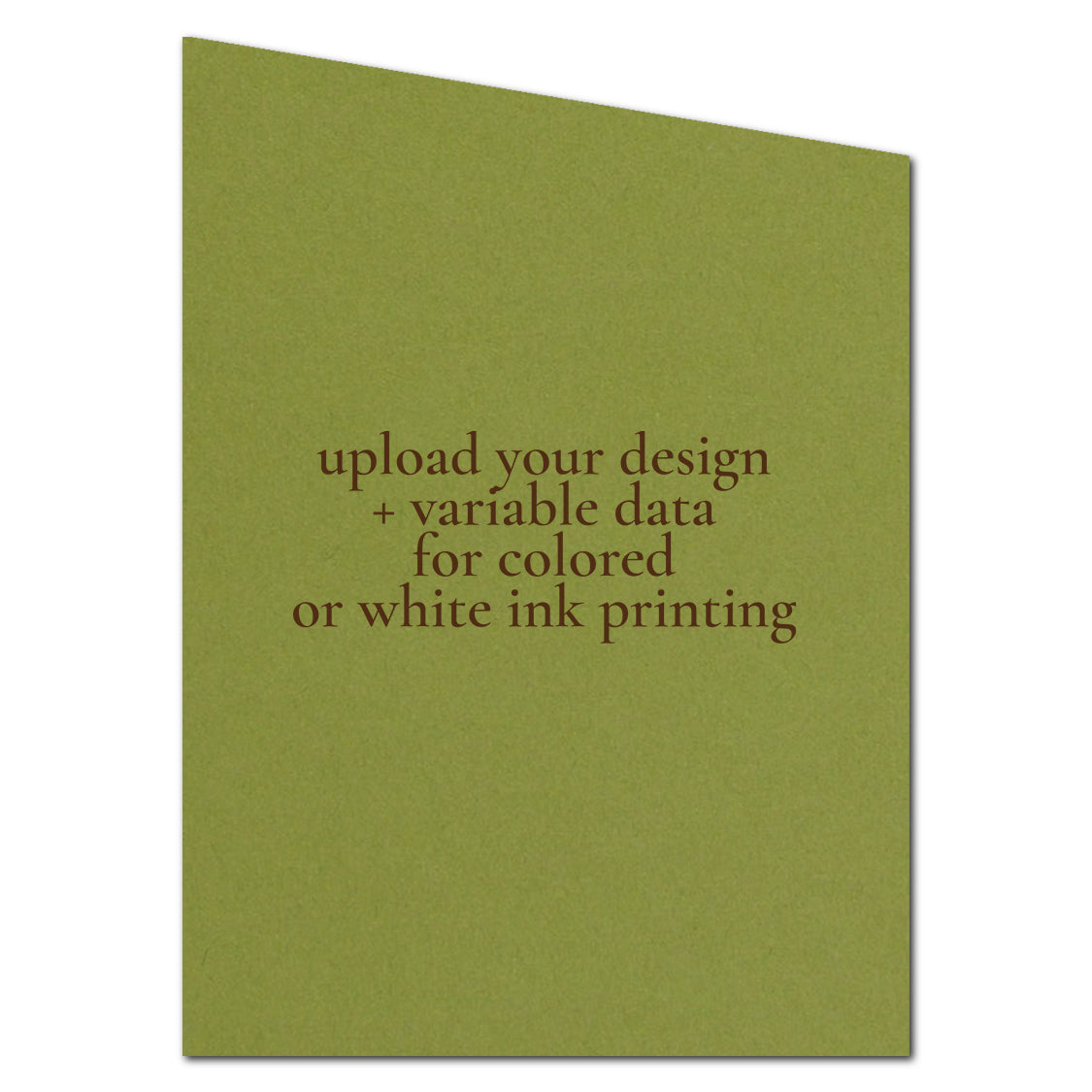 Individually Personalized Wedding Prints on Diecut Cardstock - Diagonal Shape