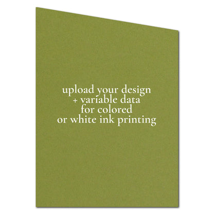 Individually Personalized Wedding Prints on Diecut Cardstock - Diagonal Shape