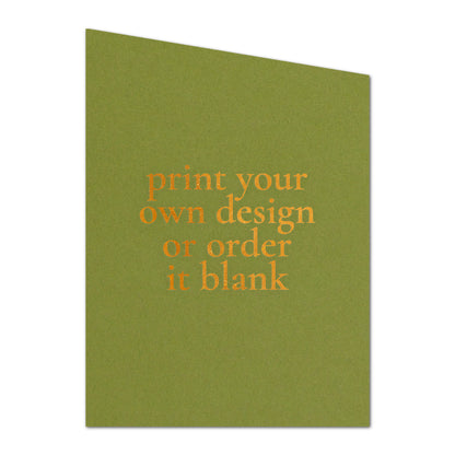 Custom Wedding Prints on Diecut Shaped Cardstock | Diagonal Shape