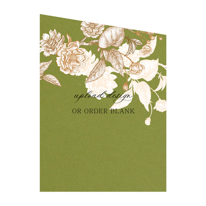 Custom Wedding Prints on Diecut Shaped Cardstock | Diagonal Shape