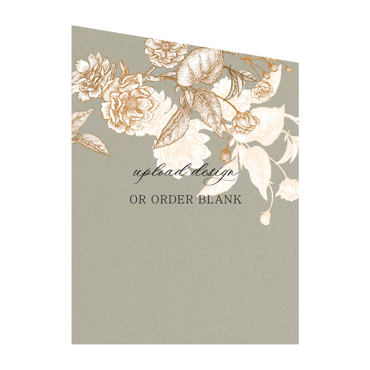 Custom Wedding Prints on Diecut Shaped Cardstock | Diagonal Shape