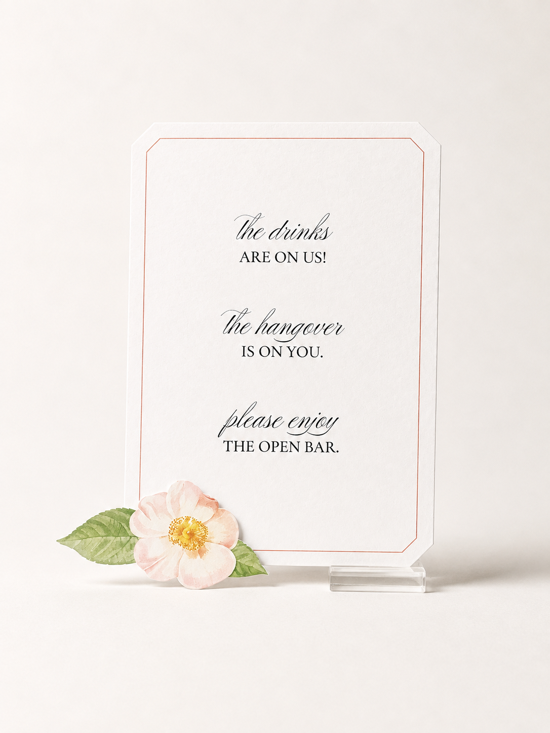 Floral Wedding Sign Templates | Set of 2 Print-and-Cut Reception Sign PNG Files - Giada Collection