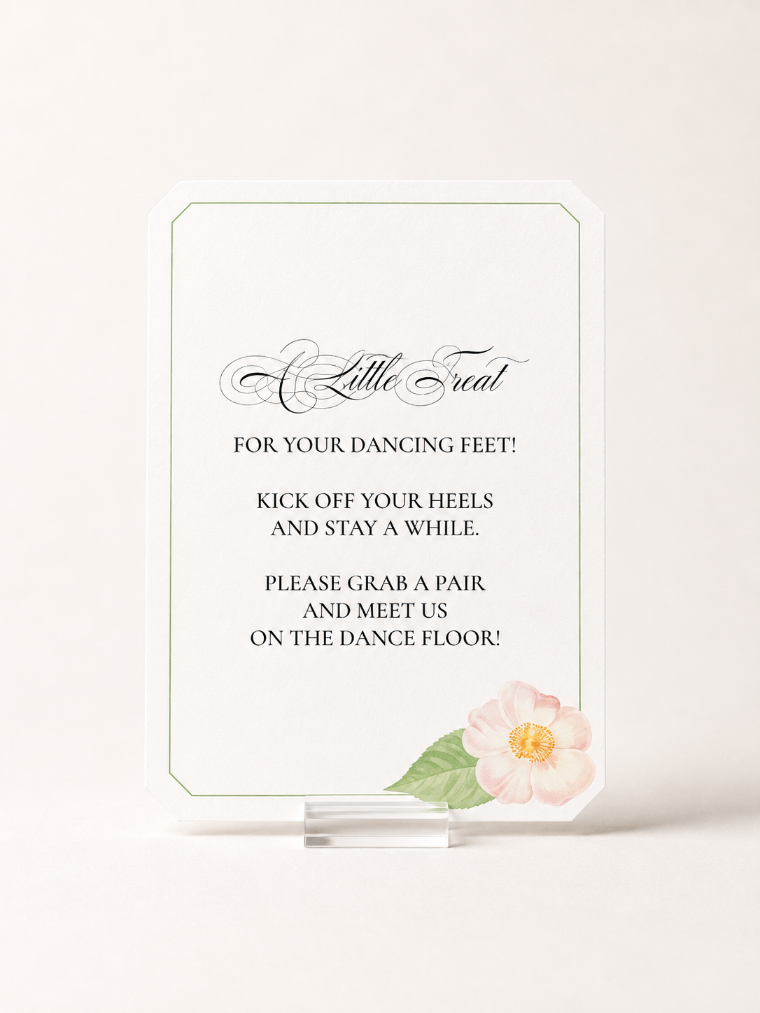 Floral Wedding Sign Templates | Set of 2 Print-and-Cut Reception Sign PNG Files - Giada Collection