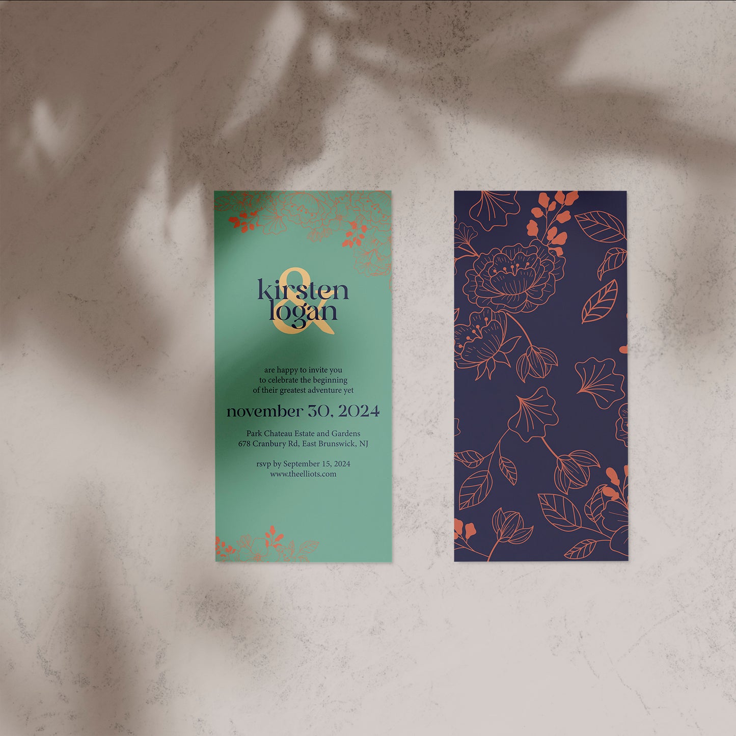 Standard Print Double Thick 240lb Flat Card - Rectangle Shape