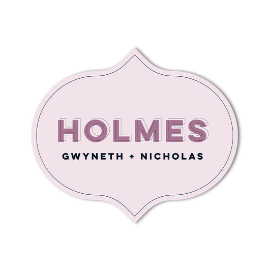 Signature Shape Custom Wedding Signage - Shape 42