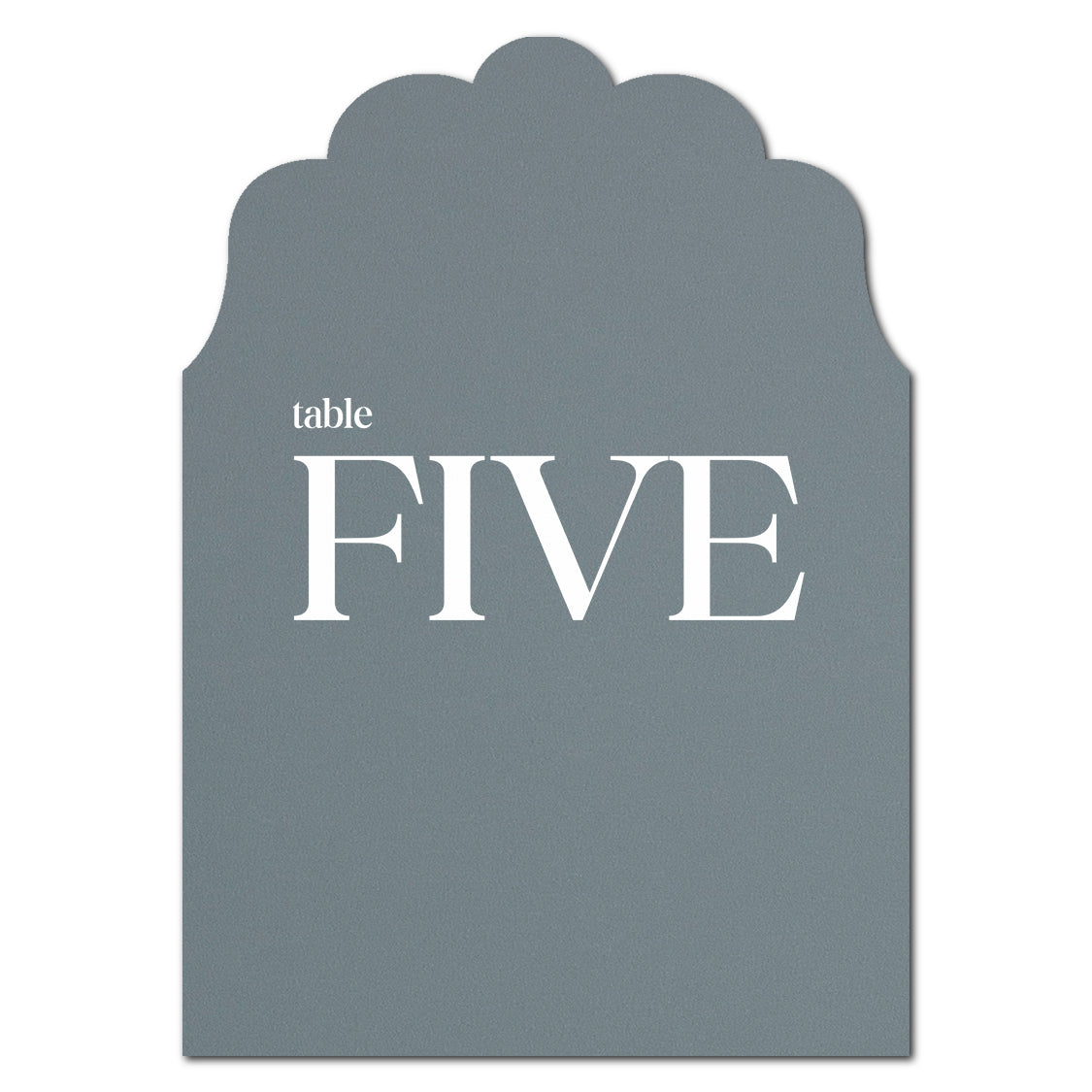 Individually Personalized Wedding Prints on Diecut Cardstock - Enchanted Shape