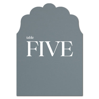 Individually Personalized Wedding Prints on Diecut Cardstock - Enchanted Shape
