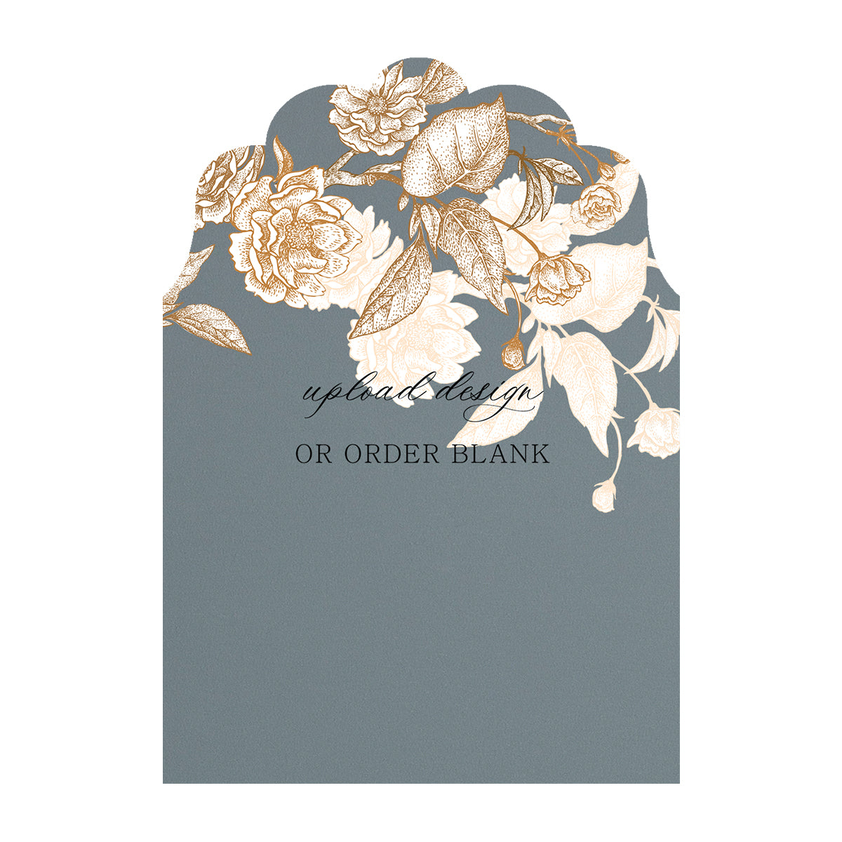 Custom Wedding Prints on Diecut Shaped Cardstock | Enchanted Shape