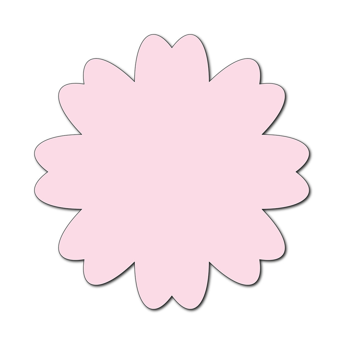 Paper Flower-Making SVG Template | Flower Center - Shape 9