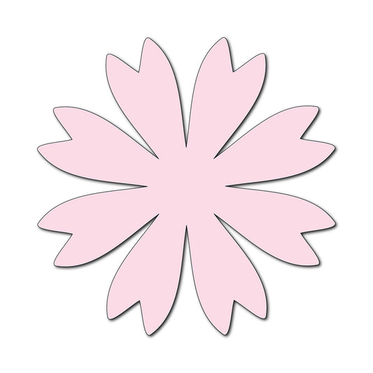 Paper Flower-Making SVG Template | Flower Center - Shape 10