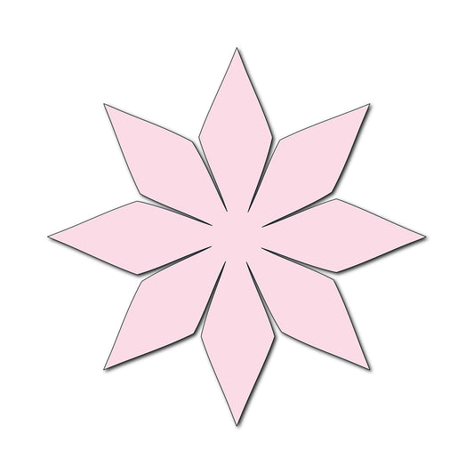 Paper Flower-Making SVG Template | Flower Center - Shape 14