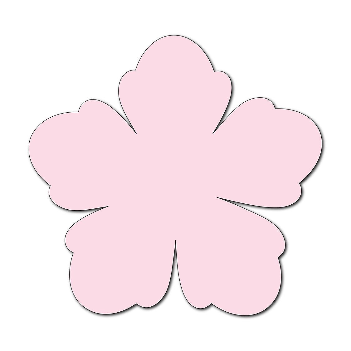 Paper Flower-Making SVG Template | Flower Center - Shape 19