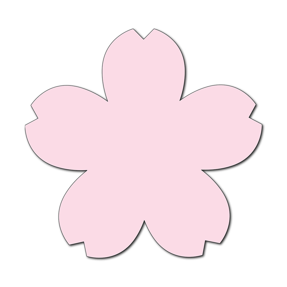 Paper Flower-Making SVG Template | Flower Center - Shape 21