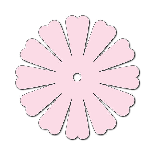 Paper Flower-Making SVG Template | Flower Center - Shape 25
