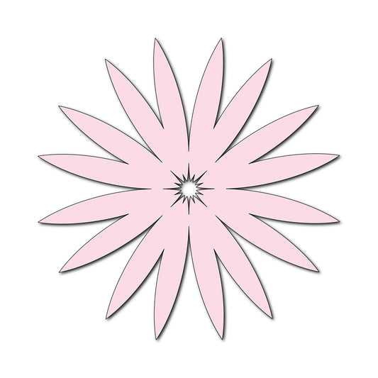 Paper Flower-Making SVG Template | Flower Center - Shape 28