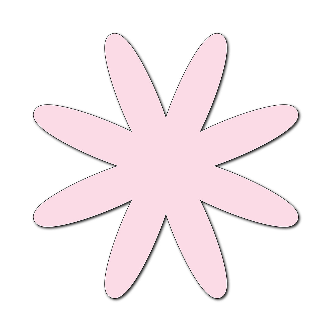 Paper Flower-Making SVG Template | Flower Center - Shape 29
